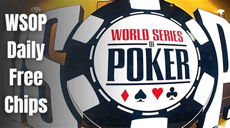 WSOP — Free Chips + Bonuses + Coupons .